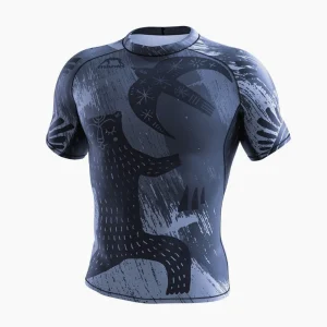 Rashguard Manto Livings maniche corte Grigio