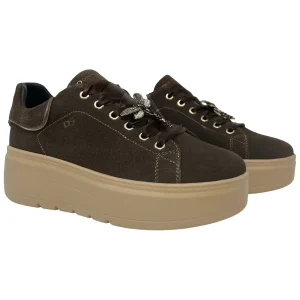 SNEAKERS ALLACCIATA E ZIP LATERALE CON PLATFORM DONNA SERENA