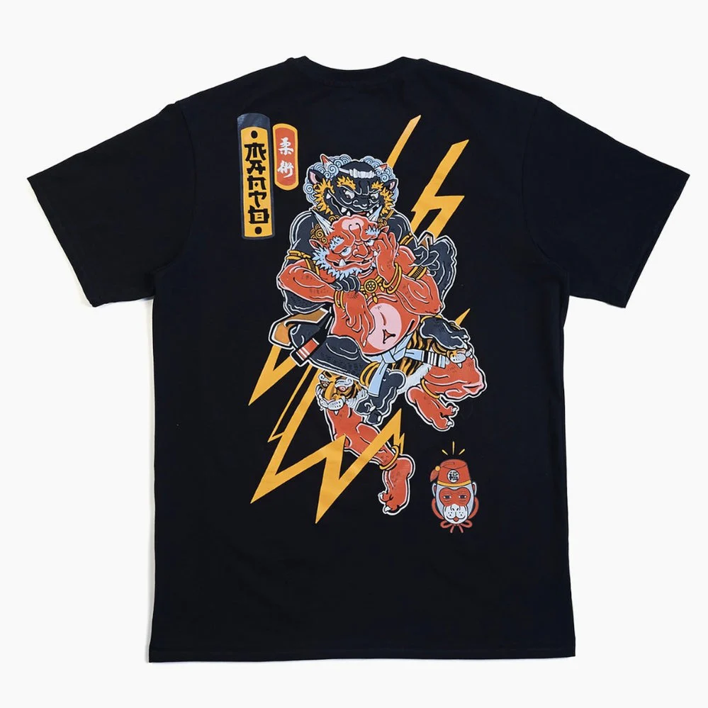 T-shirt Manto Yauhen Abu ONI nero - immagine 6