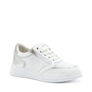 SNEAKERS CON LACCI E ZIP LATERALE FRAU DONNA